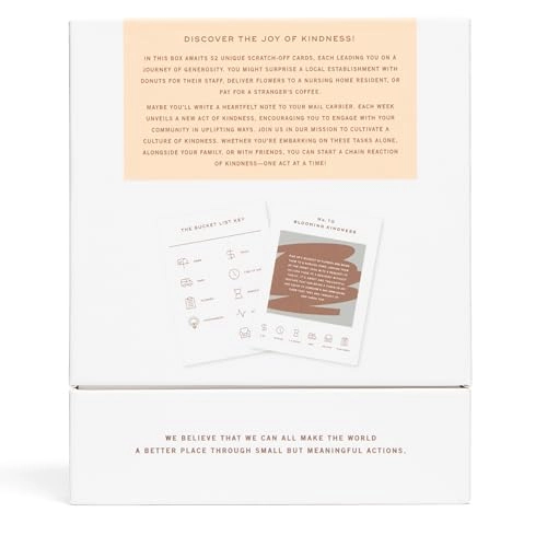 Kindness Bucket List - 18 months and up