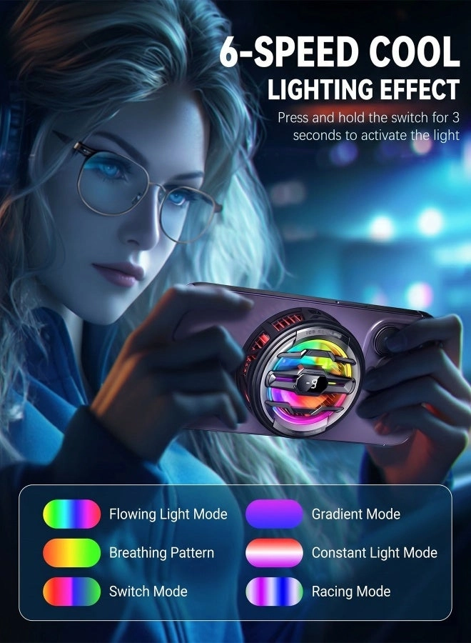 Phone Cooler - Magnetic 4-Level LCD RGB