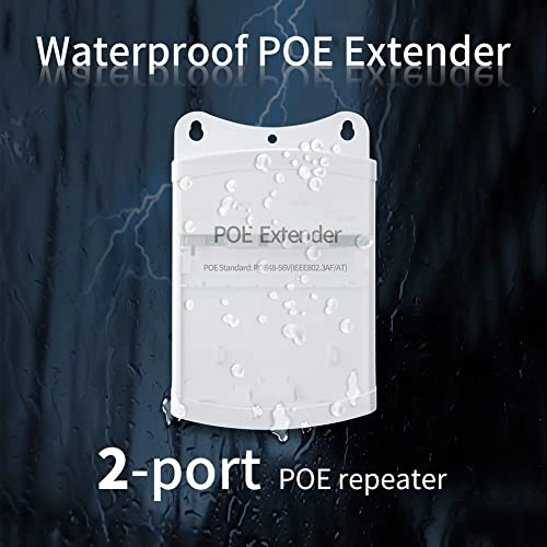 PoE Extender - 1 48V IEEE 802.3at / 802.3af 100 Megabits Per Second