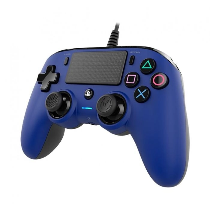 BIG BEN Wired Compact Controller - Blue PS4