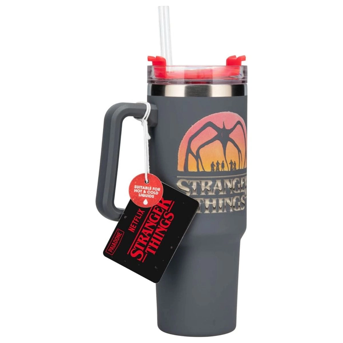 Stranger Things Insulated Cup - 425 ml + Straw