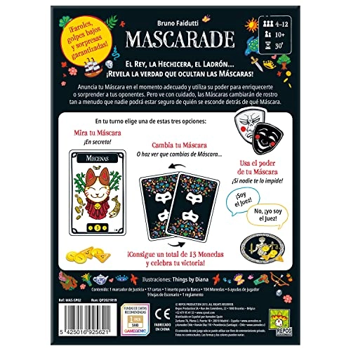 Mascarade: New edition - Card Game (Spanish)