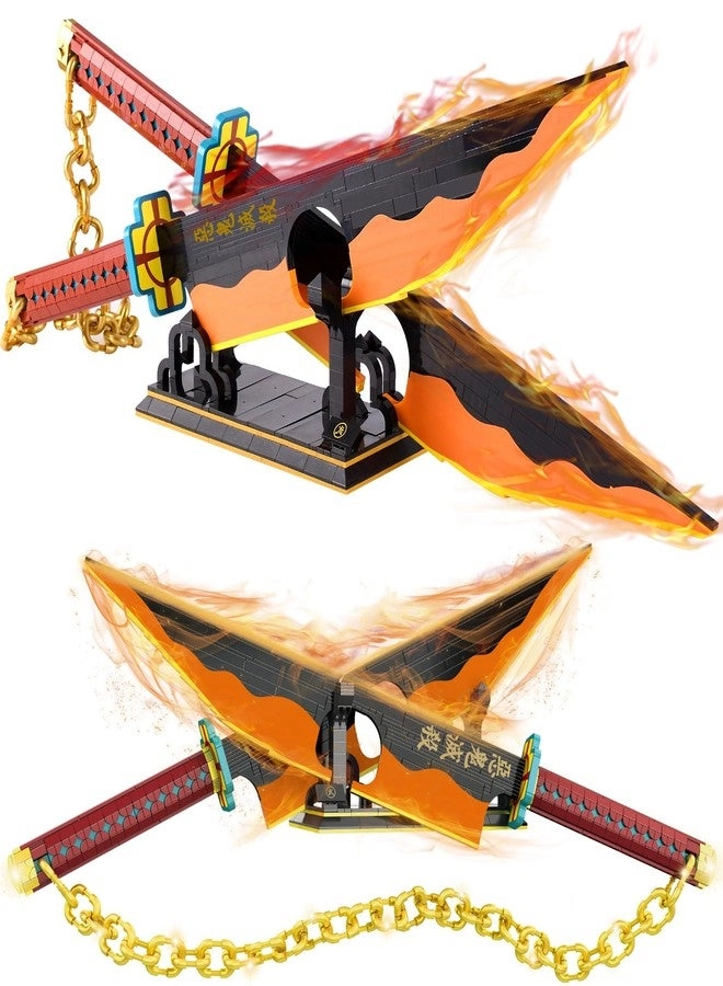 HIGH GODO Demon Anime Sword Building Set - 1479 Pieces