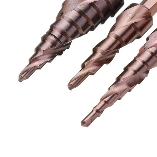 Cobalt Cone Step Drill Bit - Cobalt 1 Piece 3-12/3-14/4-12/4-20/4-22/4-25/4-32/5-21/5-27/6-24mm