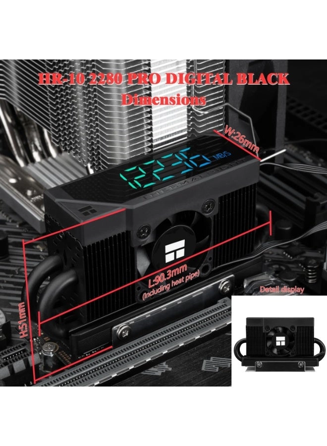 HR10 2280 PRO - Double Sided Heatsink 4 heatpipes