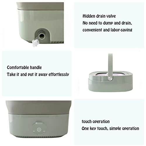 Folding washing machine