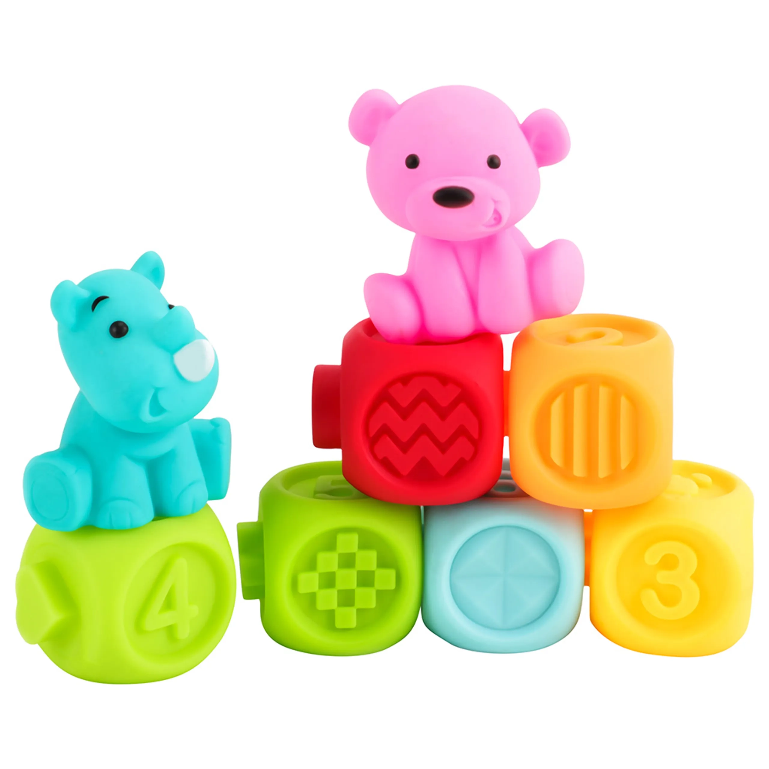 MOON Number Block Cubes - 3+ 8 pieces