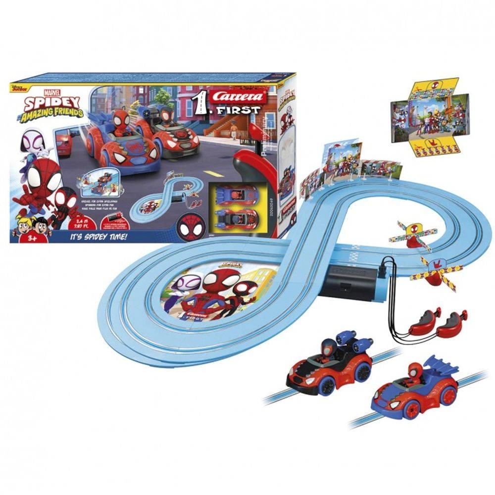 FIRST Marvel Spidey And His Amazing Friends Spidey Web Spinners Racing Set - 1:50