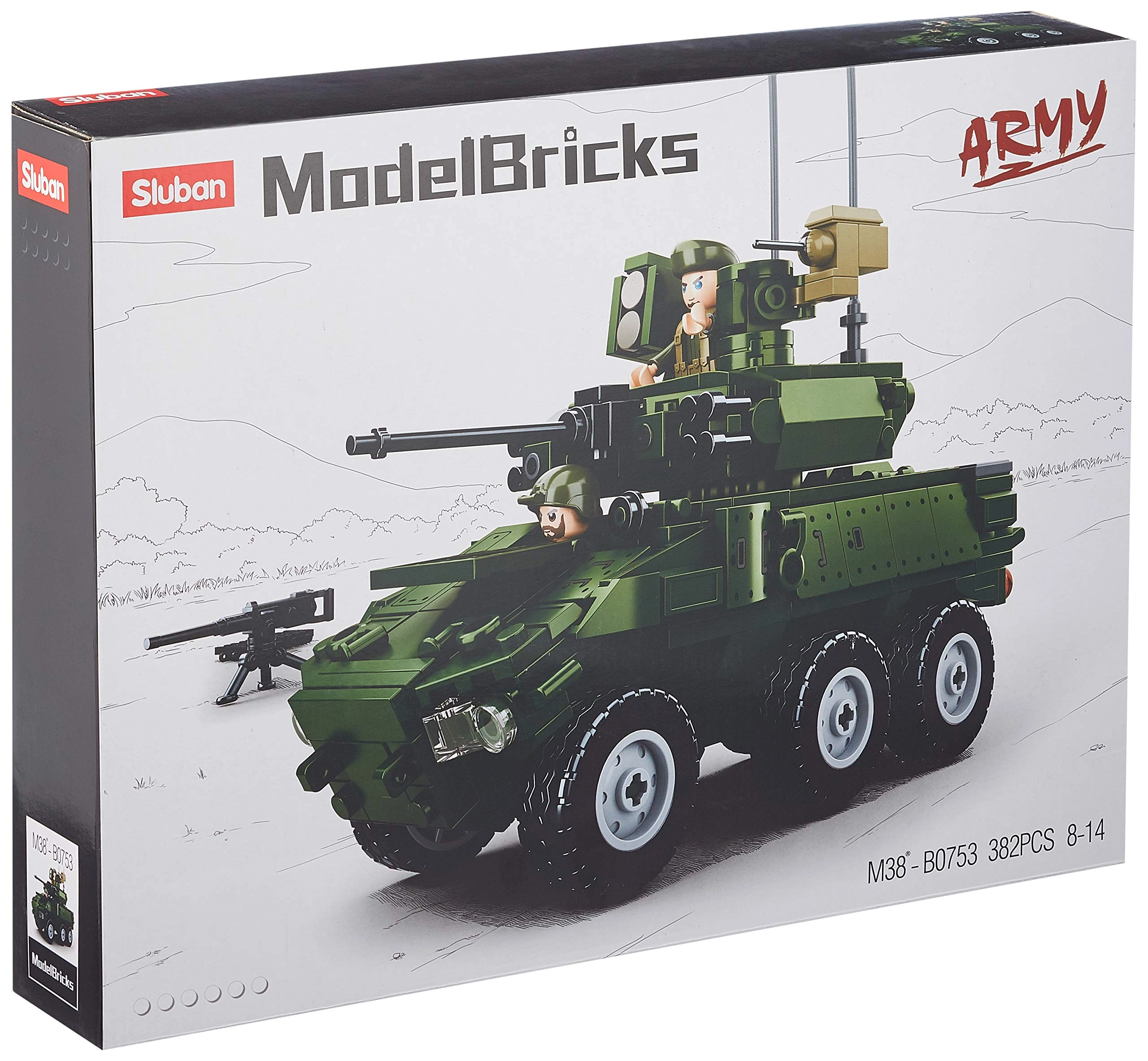 Sluban Construction (M38-B0753) - EBRC 6*6 Wheeled Infantry Combat Vehicle