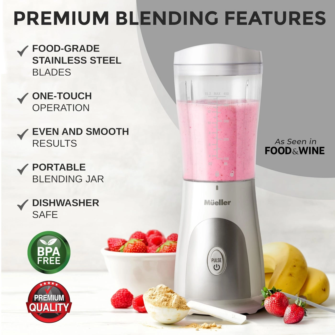 Personal Blender - Portable HeavyDuty