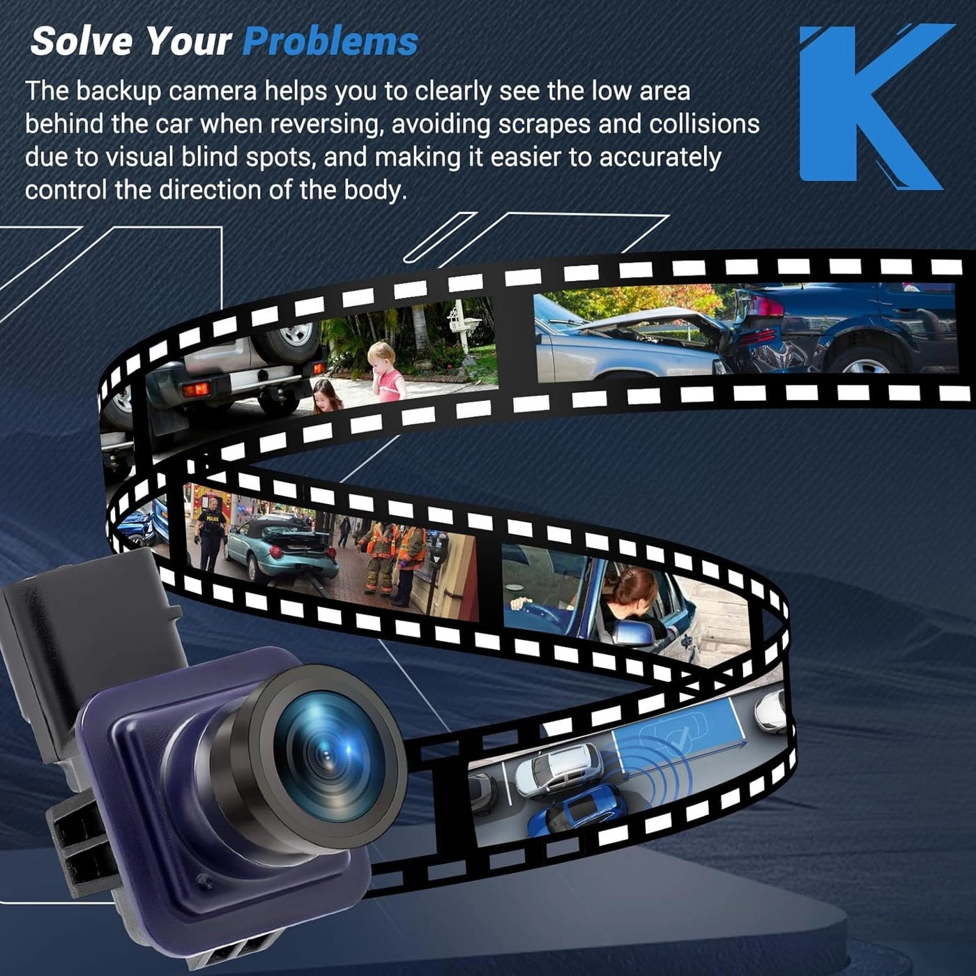 Rear View Backup Camera - HD night vision