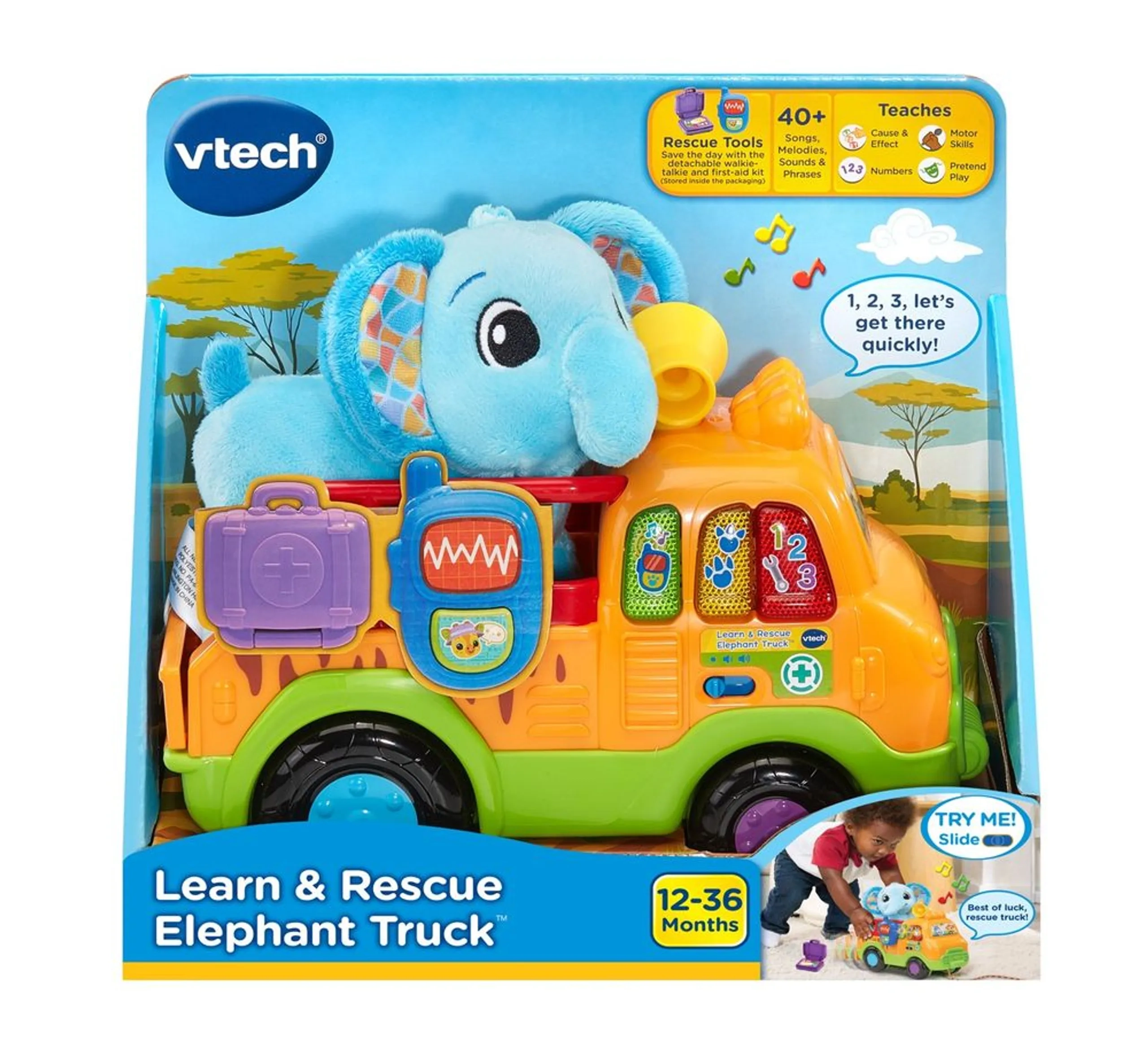 Learn & Rescue Elephant Truck - 12 months+