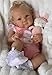 Reborn Baby Doll - 18 Inch 46 cm Silicone Lighter Brown Skin Ages 3+