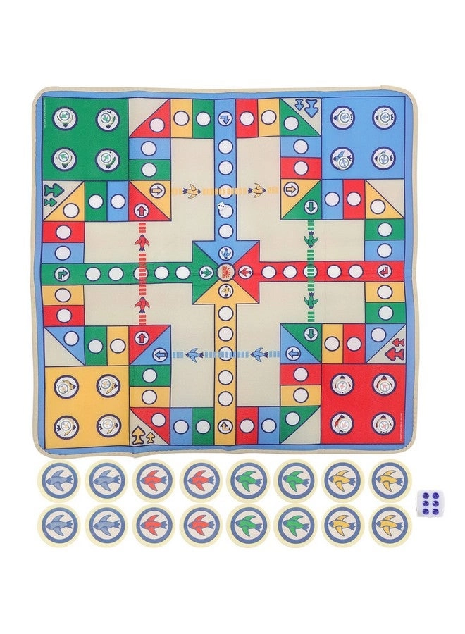 NUOBESTY Flying Chess Carpet Mat - Plastic Chess Pieces