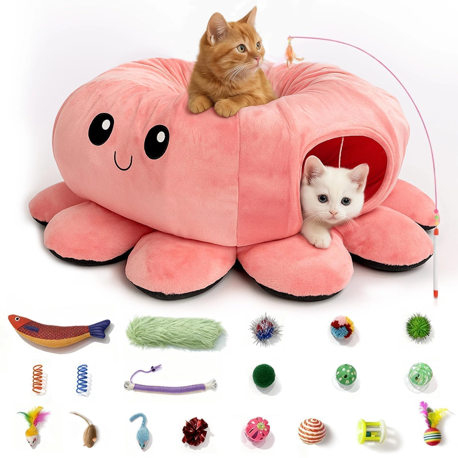 Cat Tunnel Bed - Cotton