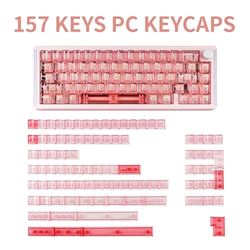 Custom Clear PC Keycaps - USB-C