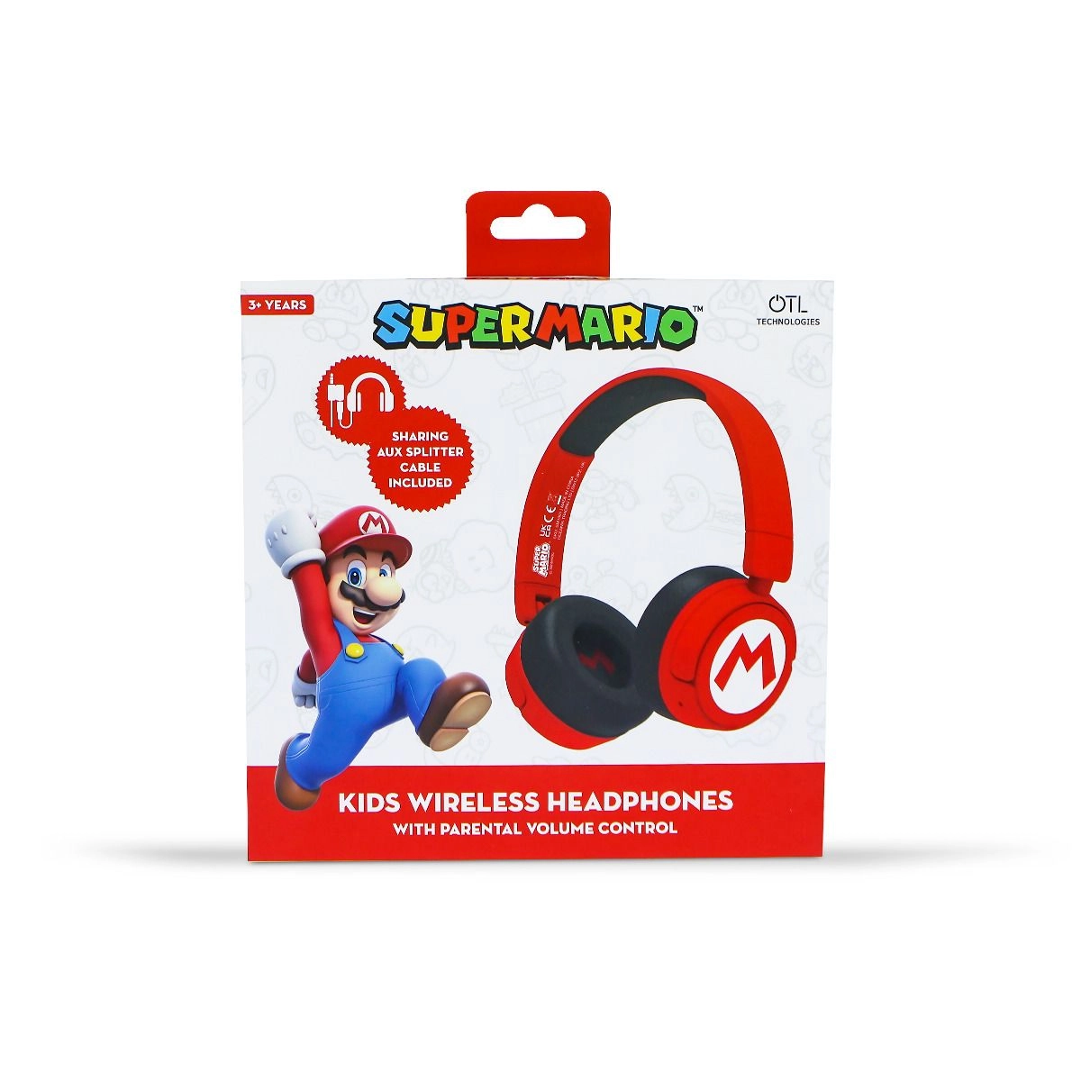 Super Mario Logo Kids - Wireless Headphone