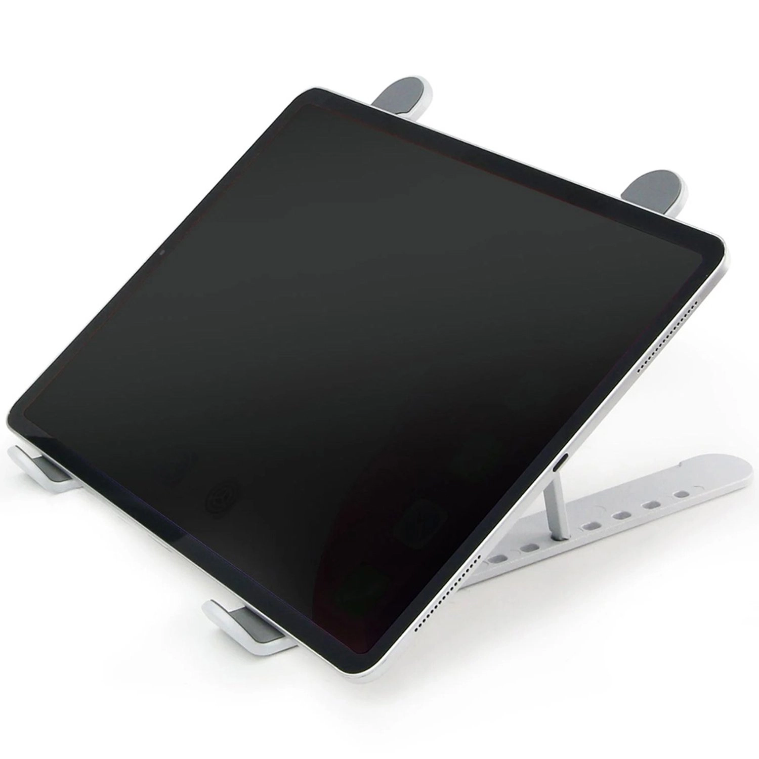 Portable Laptop/Tablet Stand - Grey Aluminium alloy 7 adjustable heights