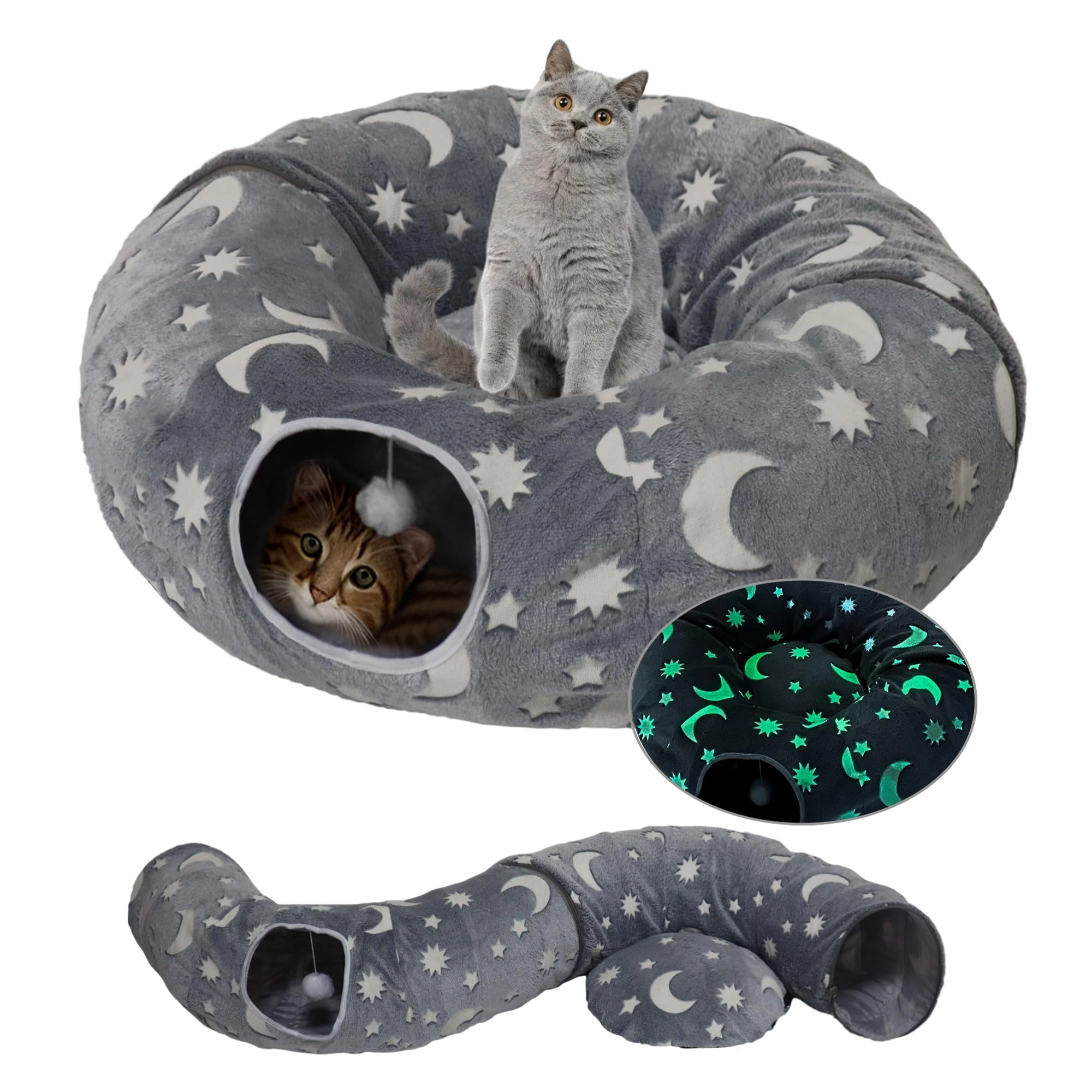 Cat001-3 - 85.1L x 85.1W x 17.8H centimeters Polyester