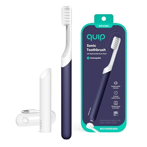 Rechargeable Sonic Toothbrush - Brushing Timer Soft Bristles