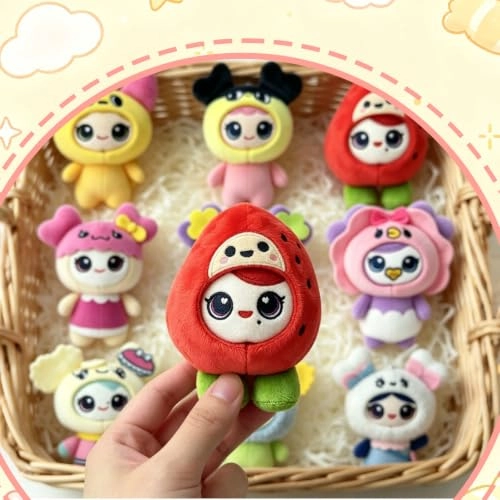 Twwiicce Plush Set - 6 cm - Assorted Styles