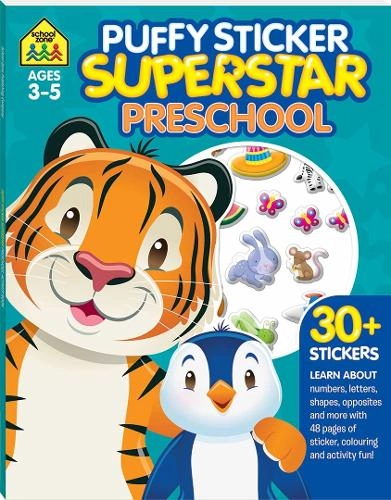 Hinkler Pty Ltd School Zone Puffy Sticker Superstar - 48 pages