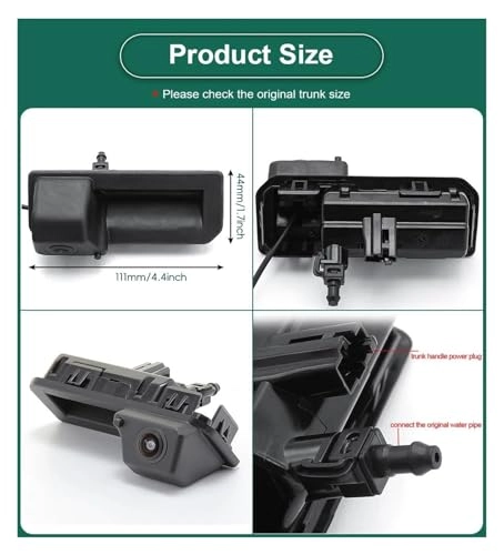 Reversing Camera - RCA interface PAL 512(H)X582(V); NTSC 512(H)X492(V)