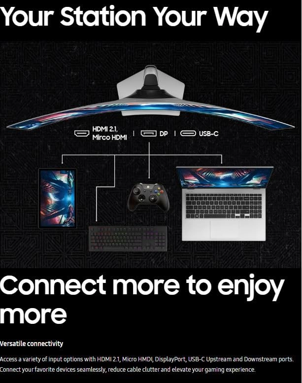 G9 - LS49DG912SMXUE 49 Inches 5120x1440 Pixels