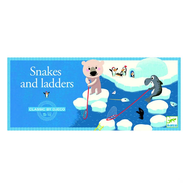 Snakes & Ladders: Polar Bear Iceberg Theme