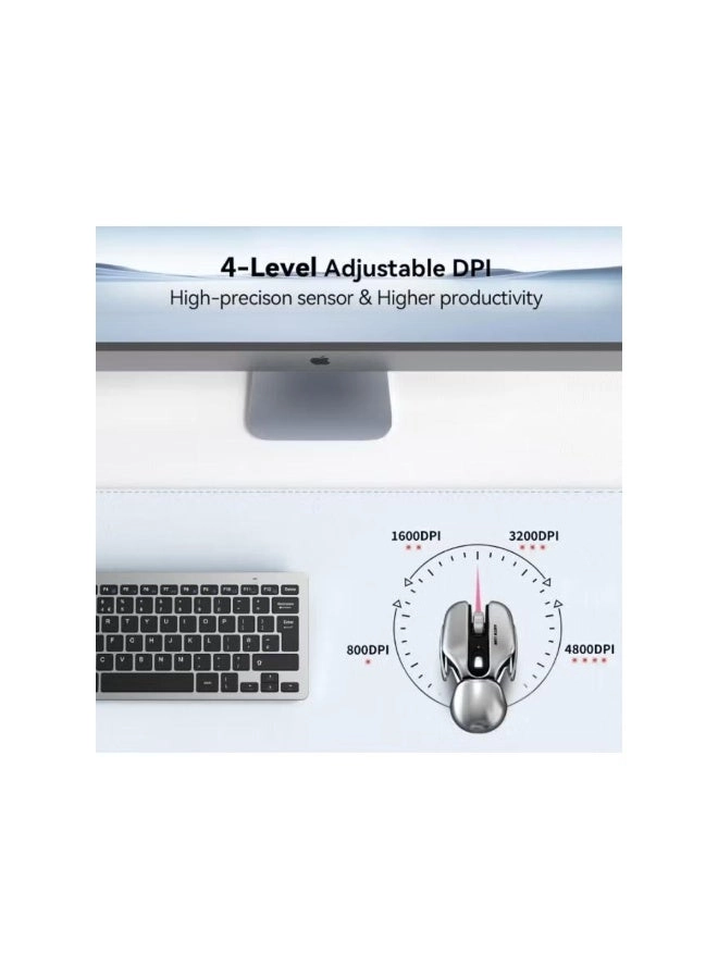 G266 Beetles Metal Mouse - Wireless