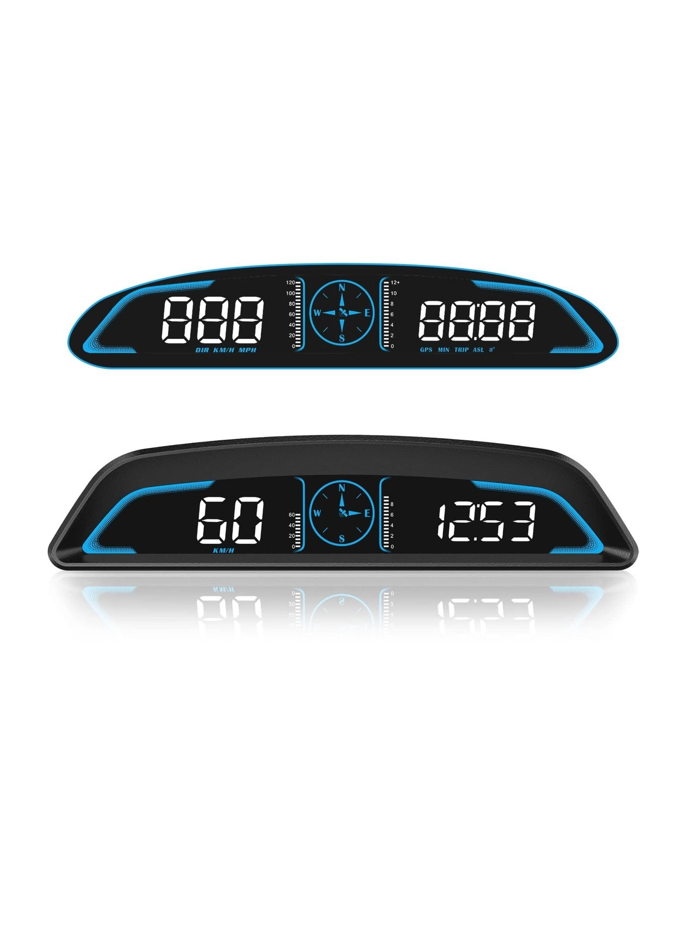 P6 - Car HUD Head Up Display Dual System OBD GPS Speedometer