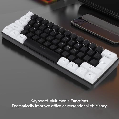 60% Wired Gaming Keyboard - Wired + Gaming Mouse