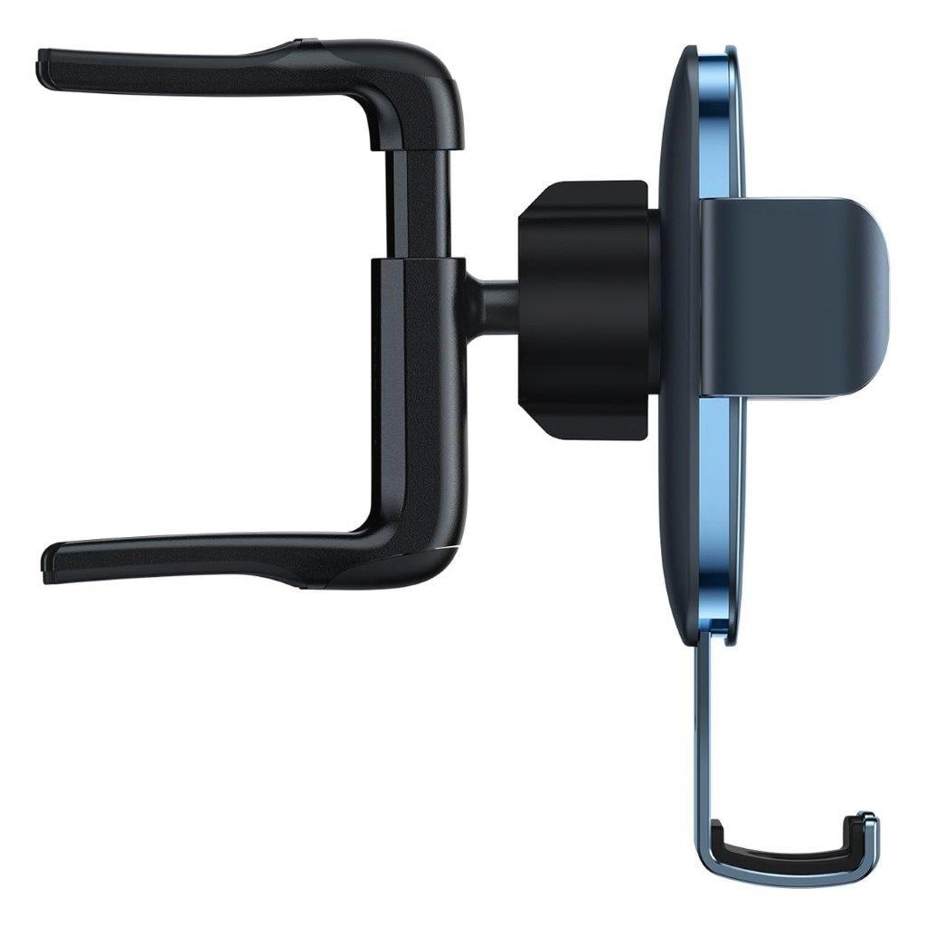 Car Phone Mount - Grey Round Air Vent Automatic Locking