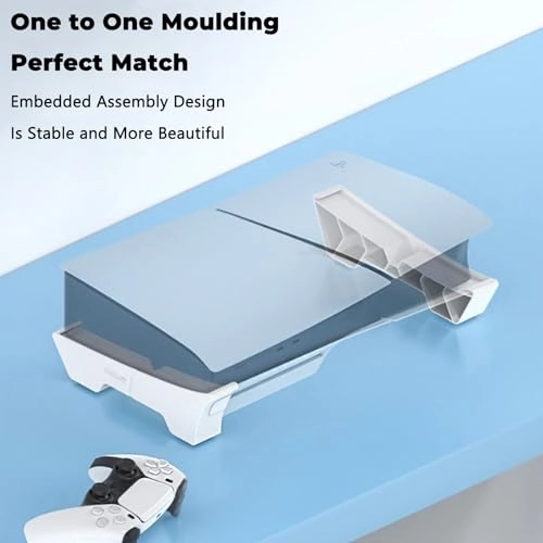 Stand for PS5 Slim - 4-Port USB Hub Horizontal Mount
