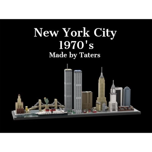 New York City Building Blocks Set - New York Skyline 1950 pcs