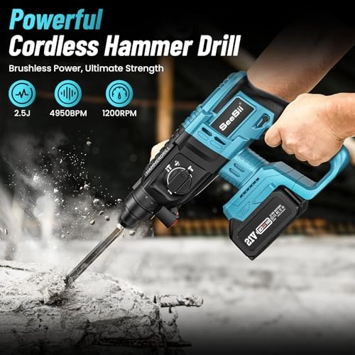 Cordless Hammer Drill - 4000mAh