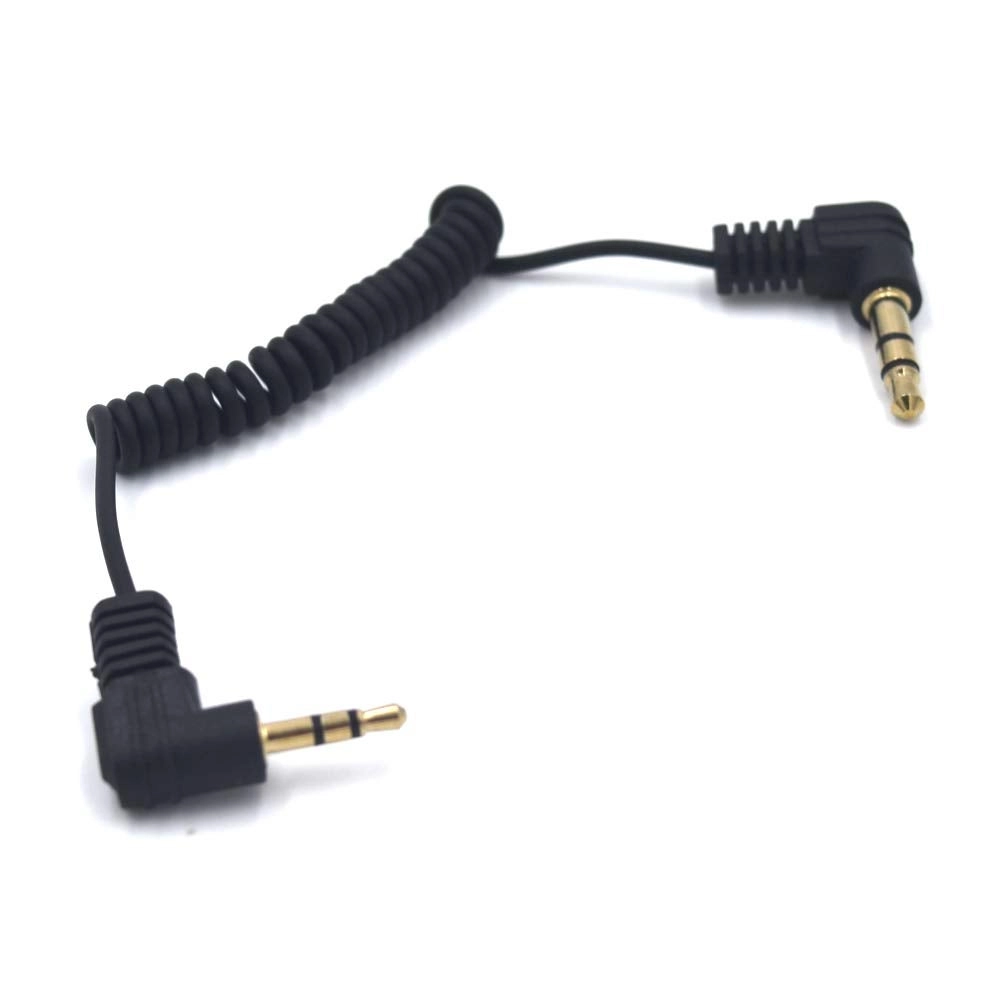 3.5mm TRS Audio Coiled Cable - 30cm Pack