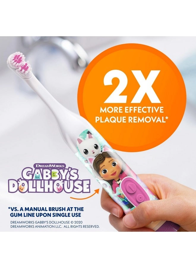 Gabby'S Dollhouse Kids Electric Battery Toothbrush