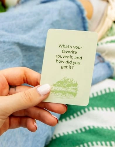 Conversation Cards - 50 Prompts Metal Tin