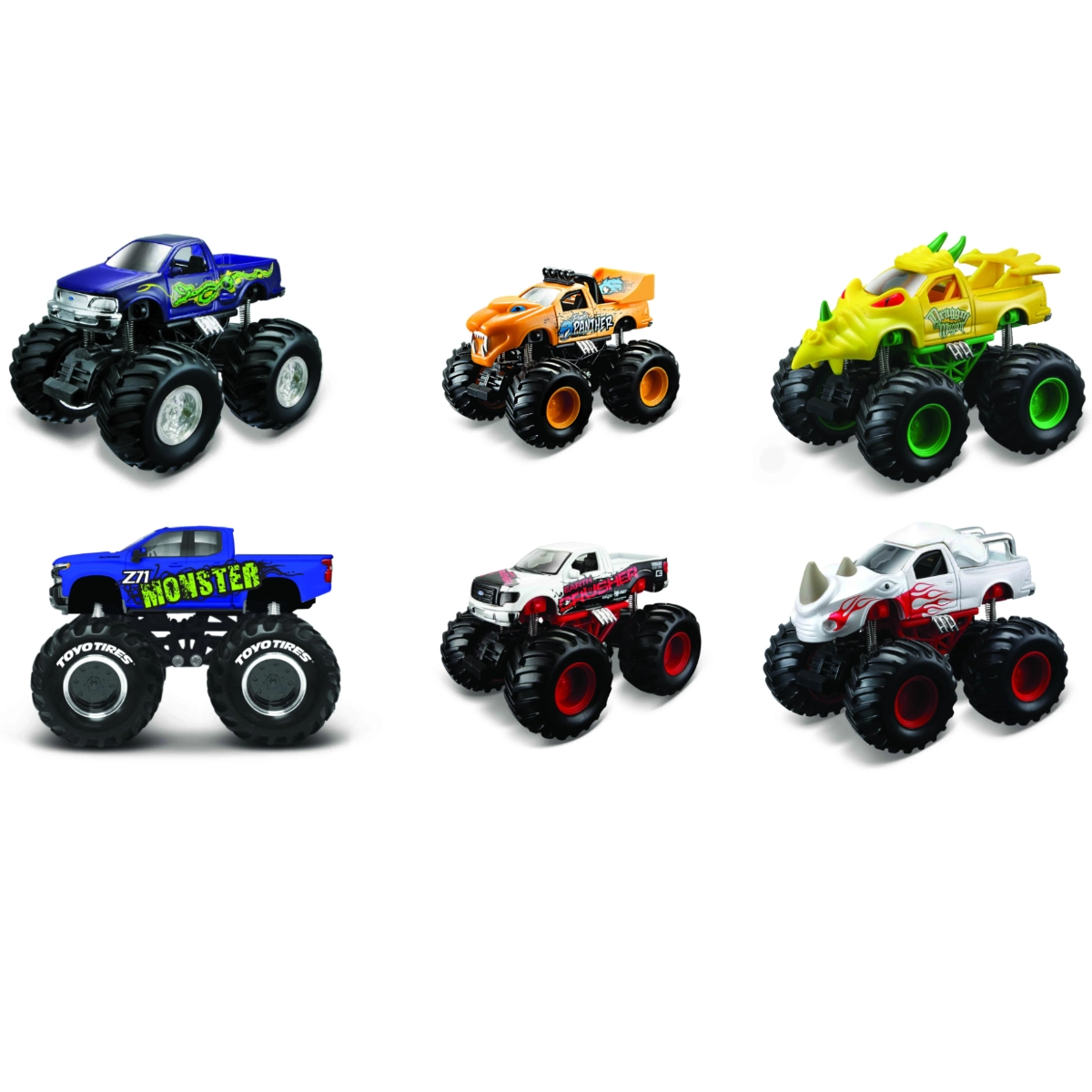 Maisto Fresh Metal Earth Shockers - 1 pcs Bundle