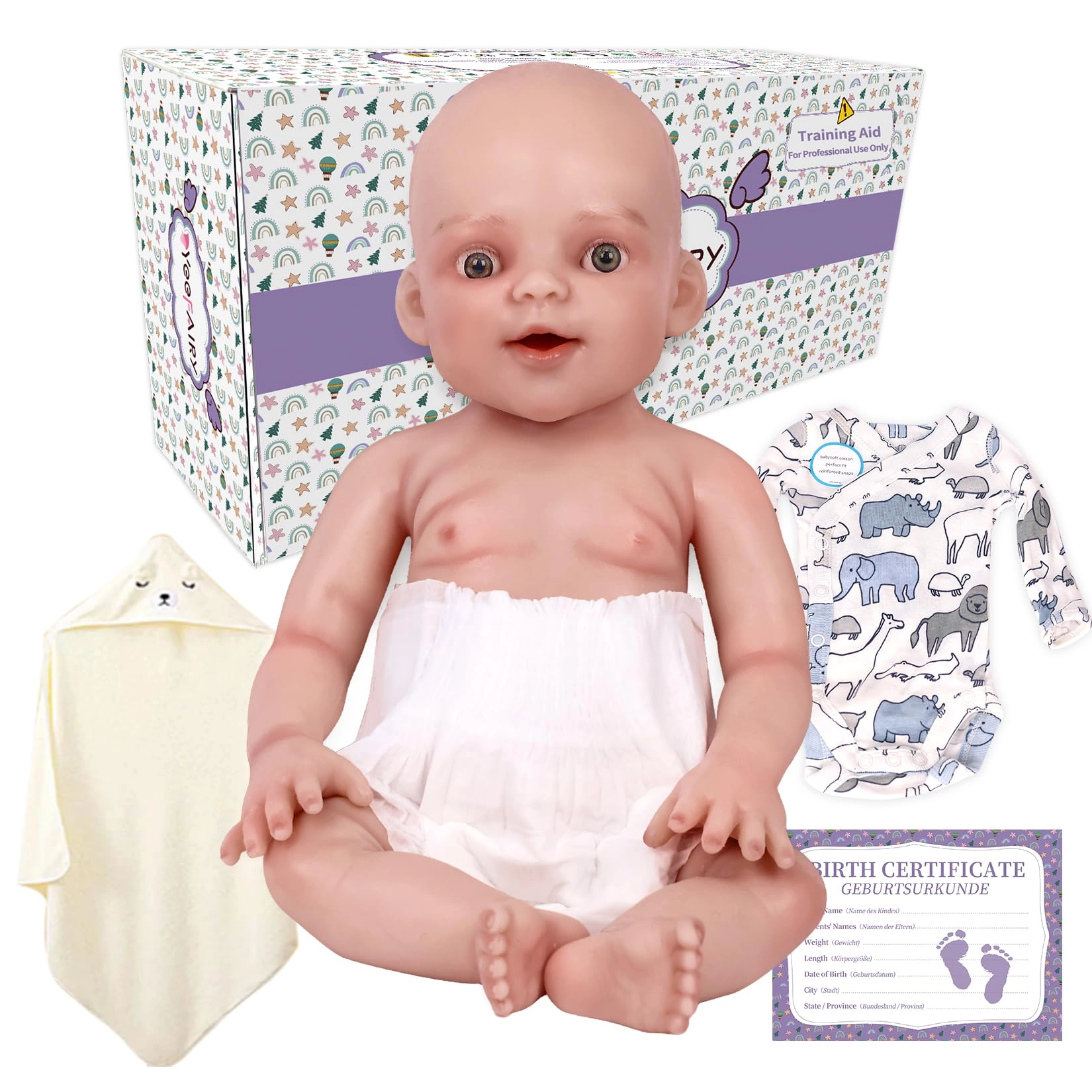 Reborn Baby Doll - 43 cm Silicone Boy