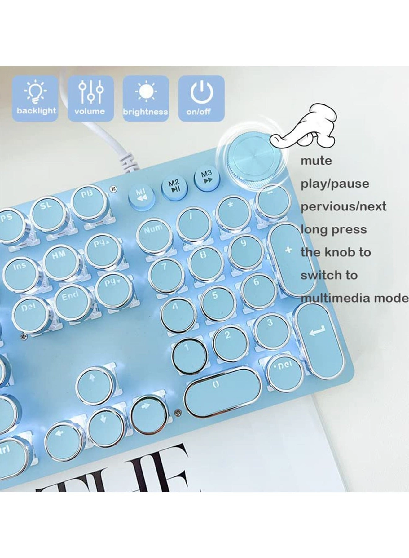 Gaming Keyboard + Wired Mouse - USB Wired