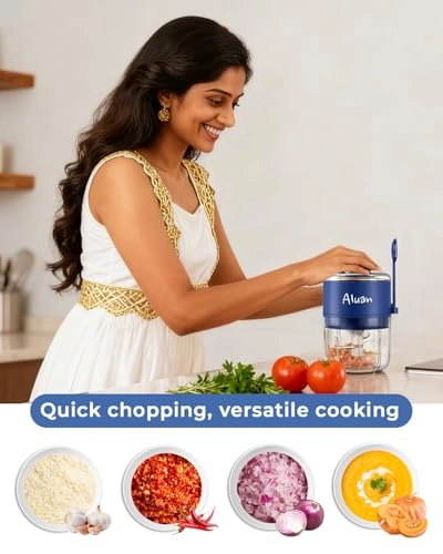 Mini Electric Chopper - 250ML USB Rechargeable