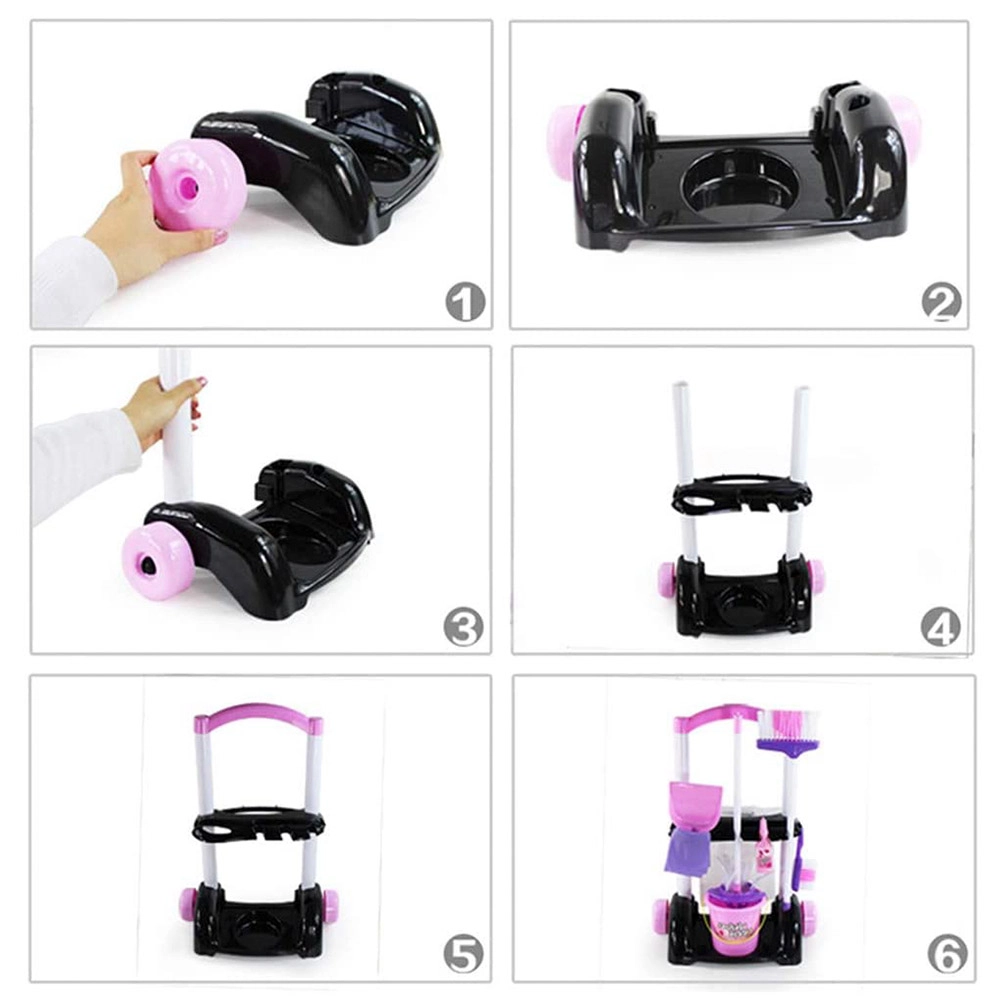 Cleaning Trolley Set - 9 pcs (GF-667-32)