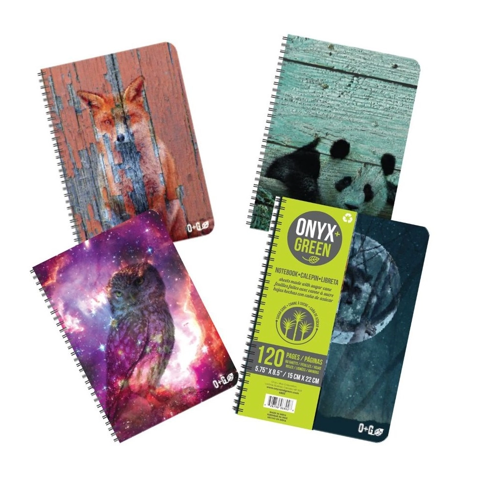 ONYX+ GREEN Notebook Hardcover - Lined 60 Sheets