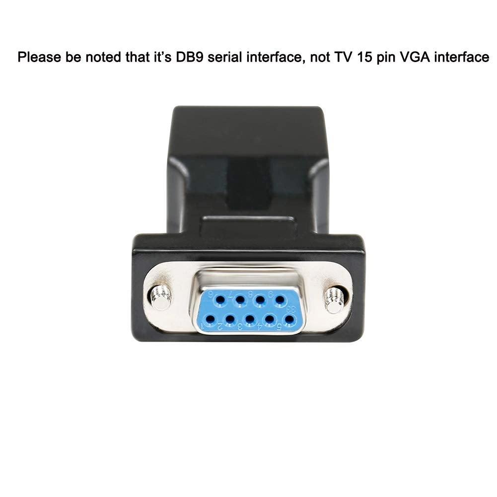 DB9 to RJ45 Serial Adapter - RS232 Female to RJ-45 Female
