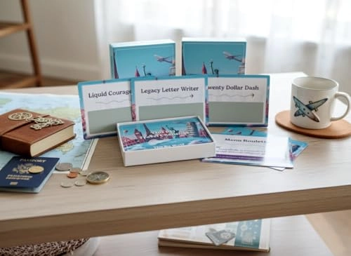 This Big World Scratch-Off Travel Challenge Cards - English 12 months and up