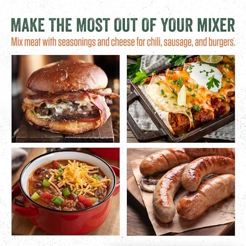 Big Bite Tilt Meat Mixer - 25LB Stainless Steel