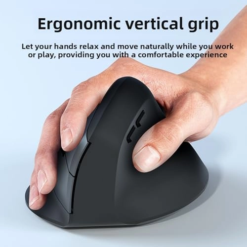 Ergonomic Vertical Mouse - Dual Mode 2.4G Bluetooth