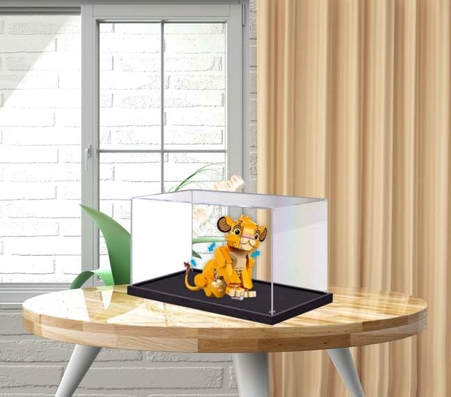 Acrylic Display Case - 30 x 25 x 10cm Compatible with Lego 43243 Dustproof